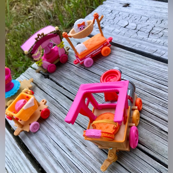 LALALOOPSY Silly Train Extra Carts & Animals Ride For Doll Works Great Pig Sheep - Picture 7 of 16